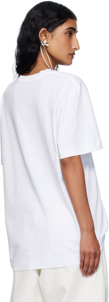 T-shirt Simone Rocha Simone Rocha Ribbon Bow Tail T-shirt Hvid | 5195P55-W 0569, 2