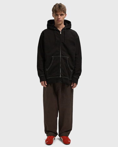 Sweatshirt Comme des Garçons Full-Zip Hoodie Contrast Stitching Sort | HP-T012-W25-1, 2