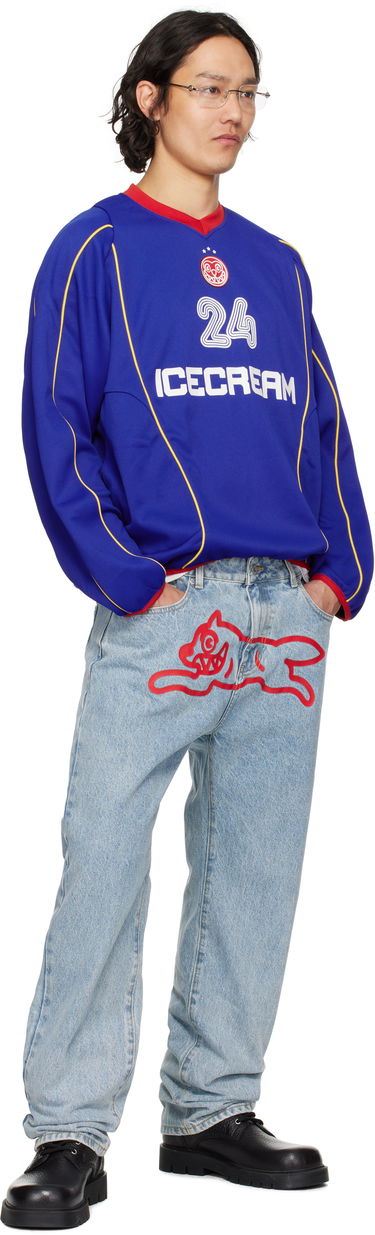 Jeans BBC IceCream ICECREAM Running Dog Denim Jeans Blå | ICD25102, 3