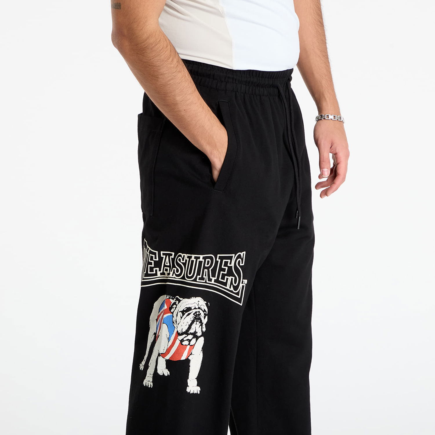 Joggingbukser Pleasures Bulldog Cotton Pants Sort | P25F048-BLACK, 1