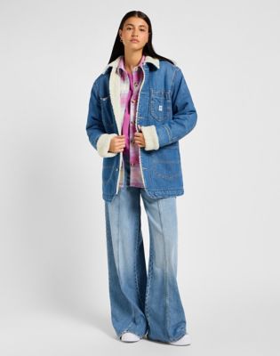 Parka Lee Lee Sherpa Lined Chore Jacket Blå | 112355111, 1