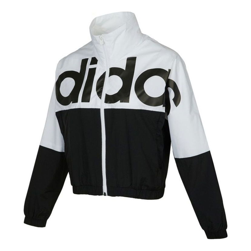 Vindjakke adidas Originals Neo Icons+ Stand Collar Printed Jacket Hvid | H36716