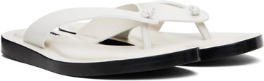 Tøj Jil Sander Jil Sander Thong Sandals Hvid | J44WX0012_P4942, 3