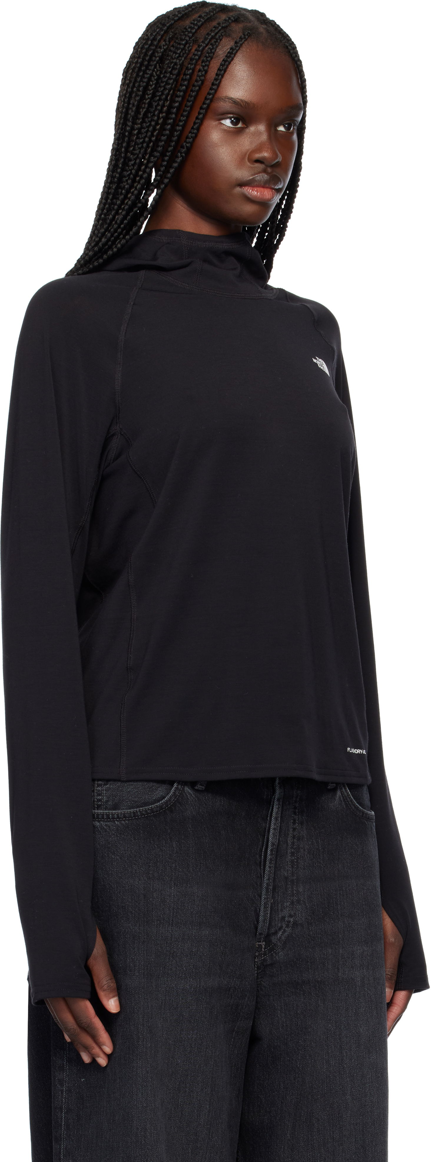 Sweatshirt The North Face Adventure Sun Hoodie Sort | NF0A8BDY, 1