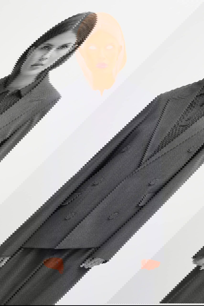 Jakke JW Anderson JW Anderson Double Breasted Tailored Blazer Grå | JK0401.PG1821, 0