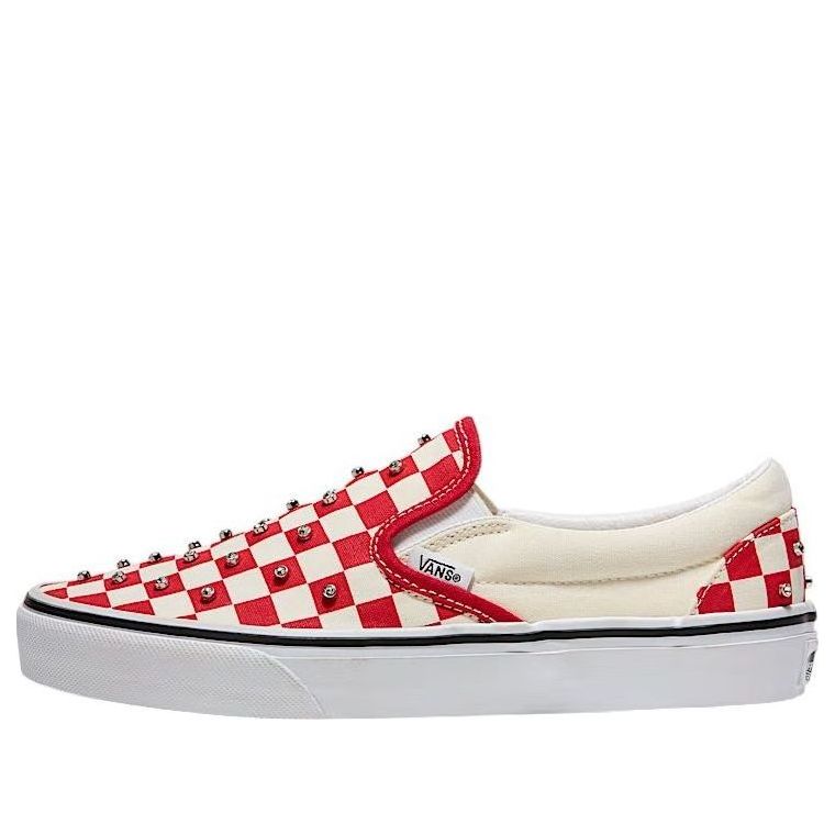 Sneakers og sko Vans Classic Slip-On Checkerboard Rød | VN000D6YIZQ