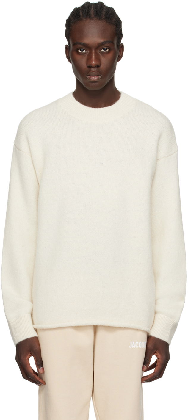 Sweater Jacquemus Les Classiques 'Le Pull ' Sweater "Off-White" Beige | 24E245KN295-2329