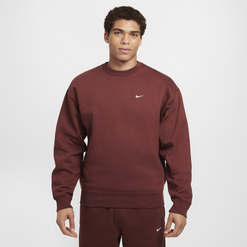 Sweatshirt Nike Solo Swoosh Crewneck Sweatshirt Brun | DX1361-231
