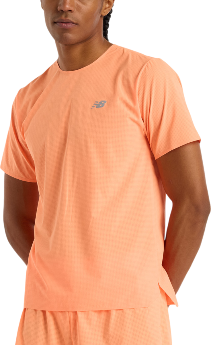 T-shirt New Balance New Balance Race Day Ultra Light T-Shirt Orange | mt51208-hmo