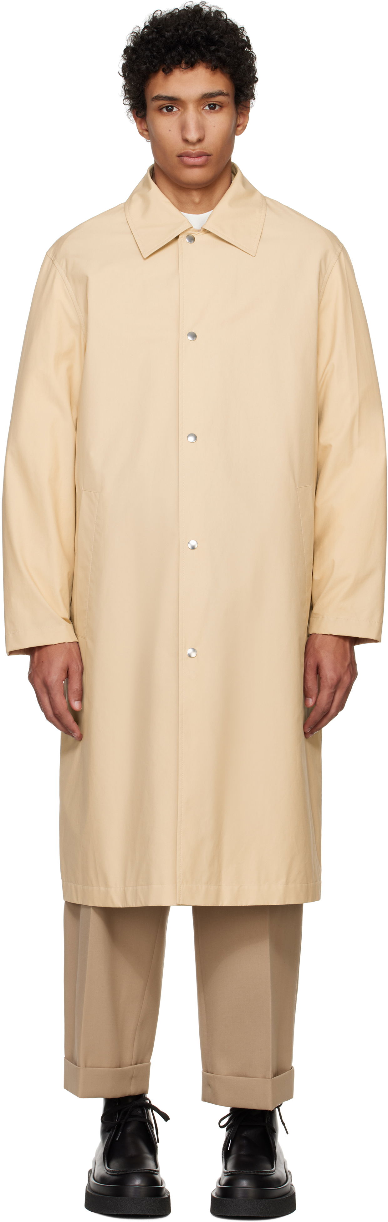 Regnfrakke Jil Sander Jil Sander Sport Coat Beige | J23AA0007_J45026, 0