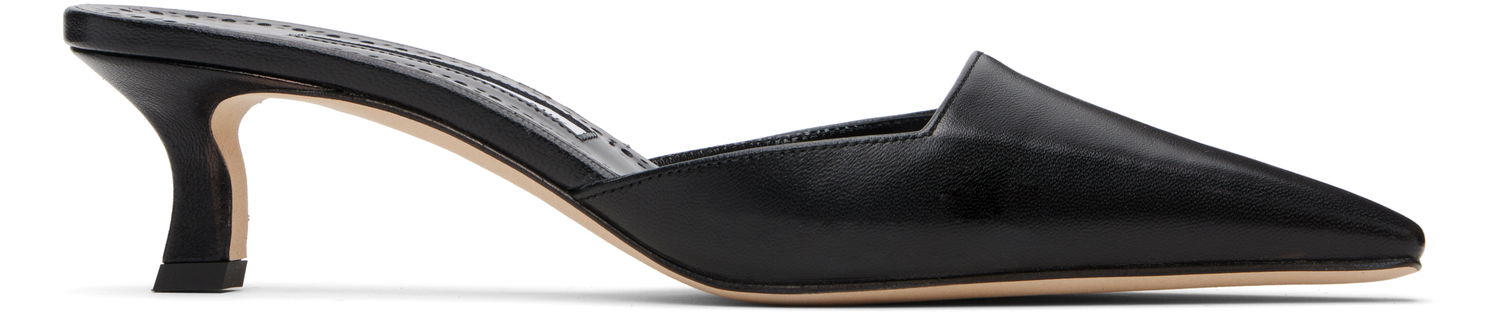 Smykker Manolo Blahnik Manolo Blahnik Moiramu Heeled Sandals Sort | 225-1809, 0