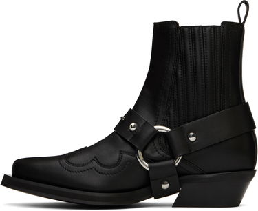 Sneakers og sko GANNI Low Cut Western Chelsea Boots Sort | S2744, 2