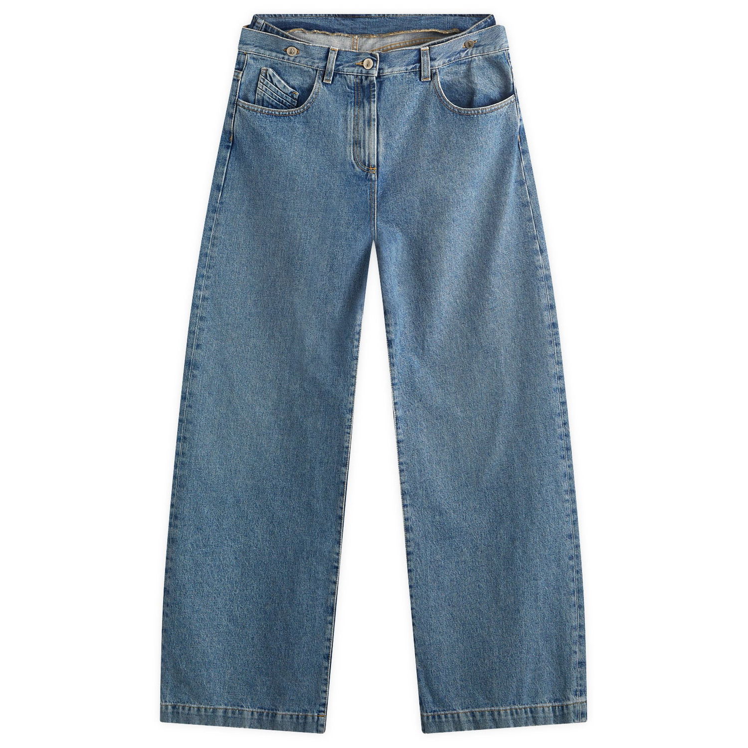 Jeans The Attico The Attico Wide Leg Jeans 27" Blå | 247WCP190-176, 0
