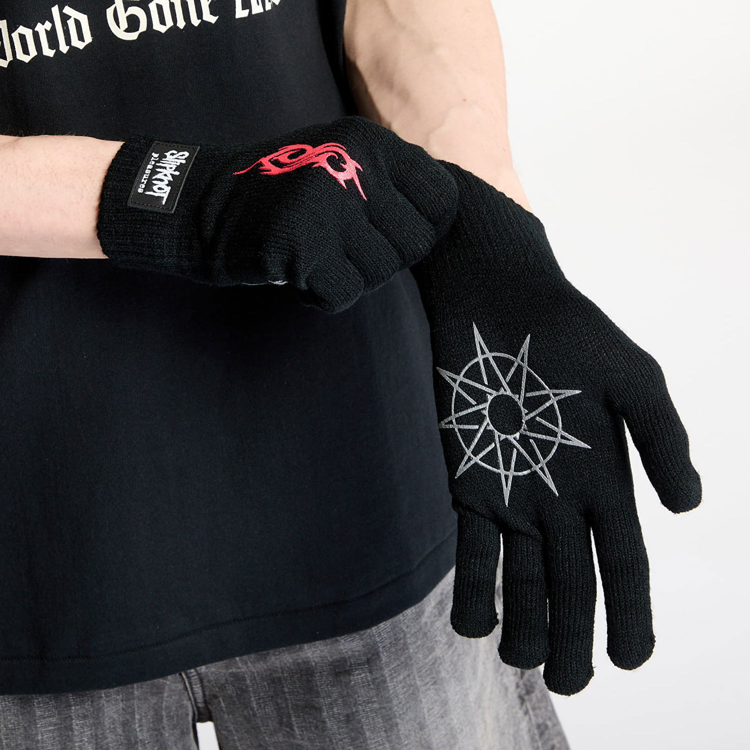 Handsker Pleasures Pleasures Cult Knit Gloves Sort | P25SK022 BLACK, 1