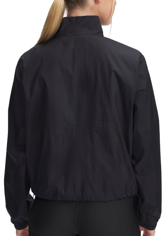 Vindjakke Under Armour Under Armour UA Rival Woven HZ Anorak Cropped Jacket Sort | 6000279-001, 1