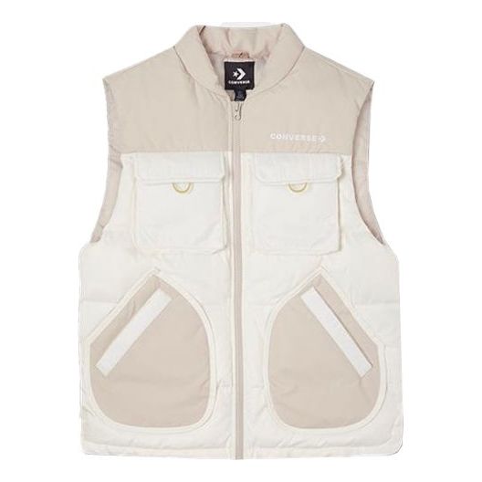 Vest Converse Padded Utility Vest Hvid | 10021979-A02