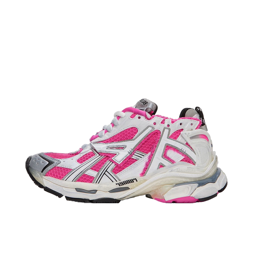 Sneakers og sko Balenciaga Runner "White Fluo Pink" W Lyserød | 677402 W3RBN 9155