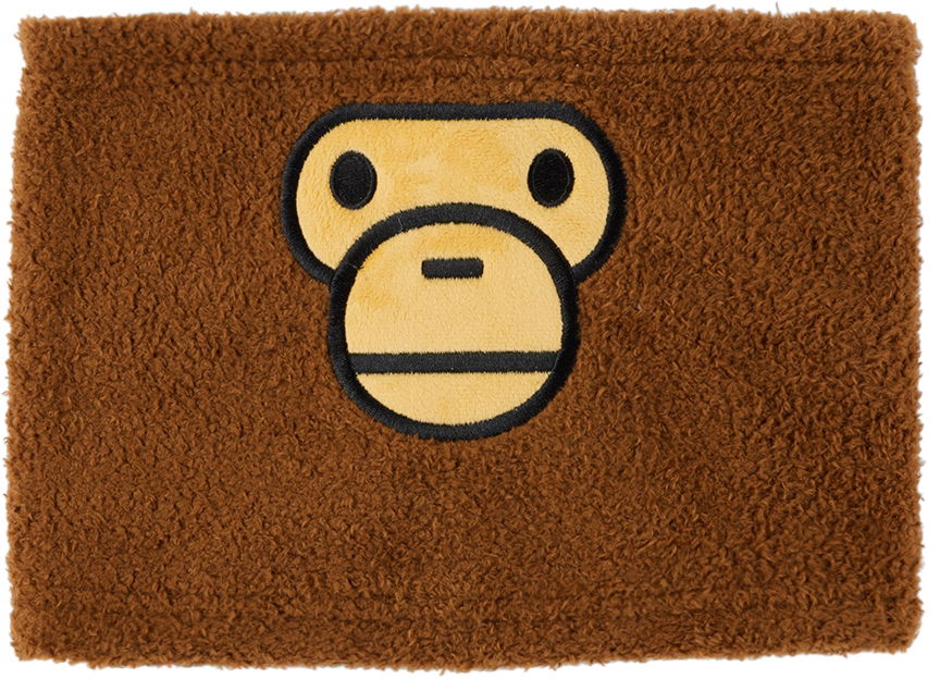 Tørklæde BAPE Baby Milo Boa Neck Warmer Brun | 002GDI803001K, 0