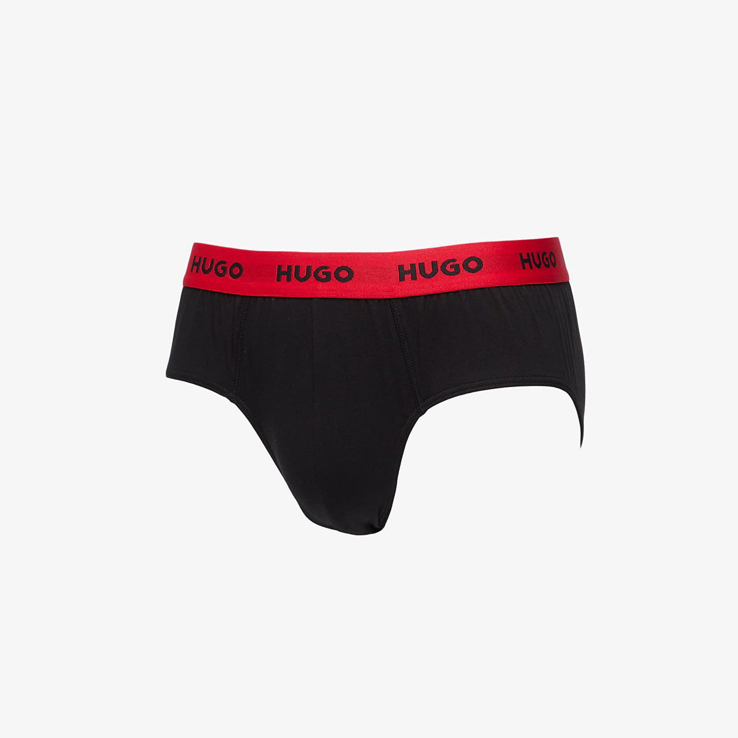Boksere BOSS Hugo Boss Cotton Stretch Hip Brief 3-Pack Sort | 50532570-980, 1
