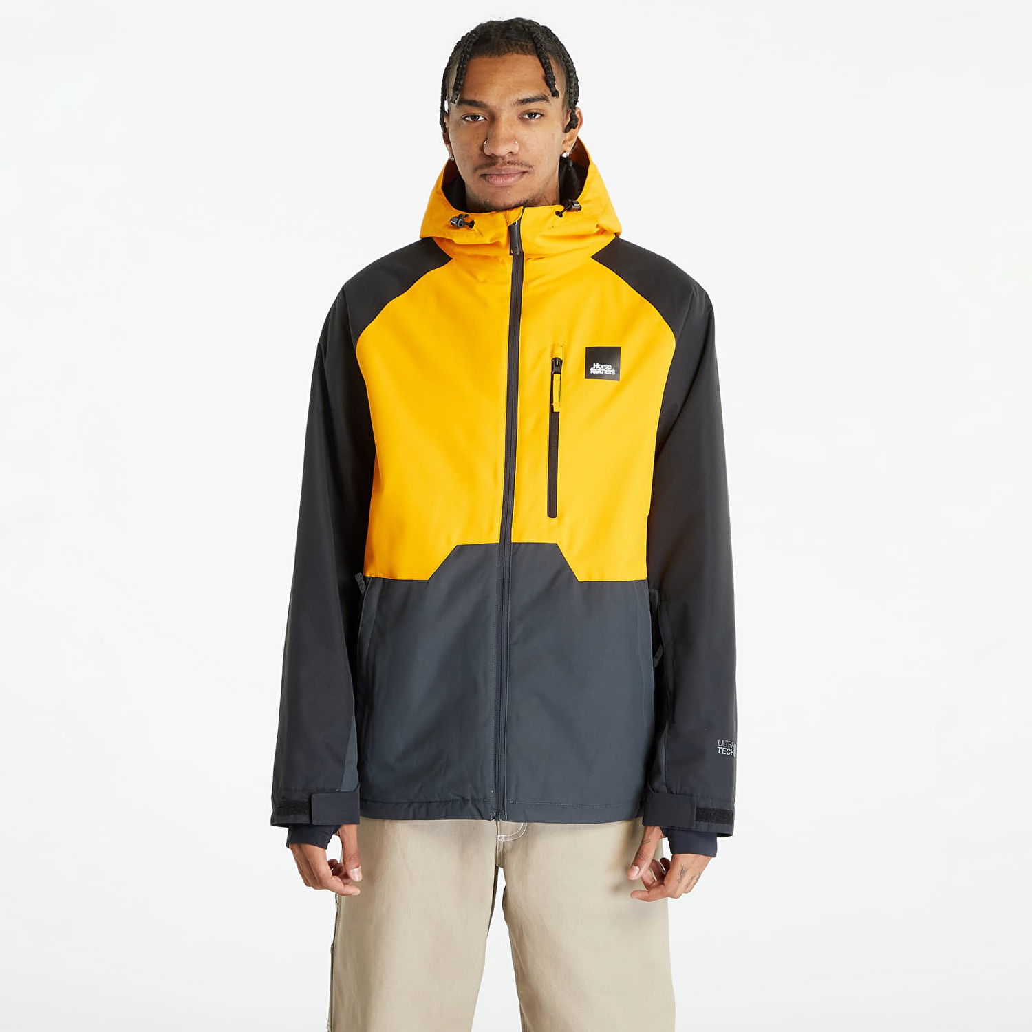 Jakke Horsefeathers Crown Jacket Gul | OM306F, 0