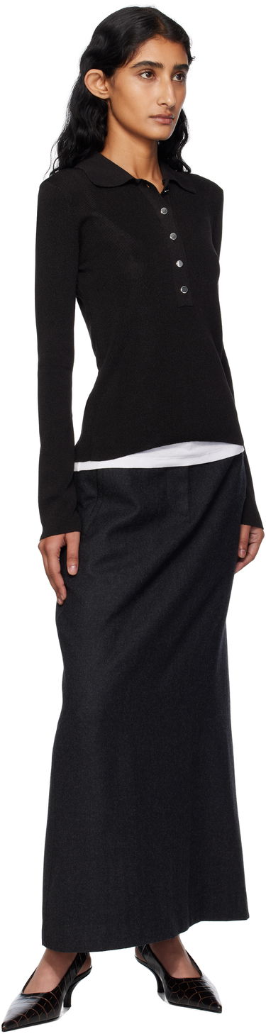 Polo skjorte A.P.C. A.P.C. Mila Knit Polo Top Sort | VIAMD-F23433, 3