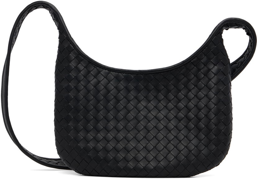 Skuldertaske Bottega Veneta Bottega Veneta Small Veneto Shoulder Bag Sort | 836918V5RI18803