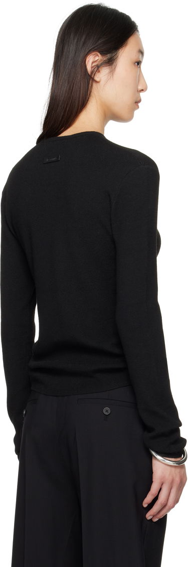 T-shirt Fear of God Fear of God ESSENTIALS Soft Rib Long Sleeve T-Shirt Sort | 192SP257800FW, 2
