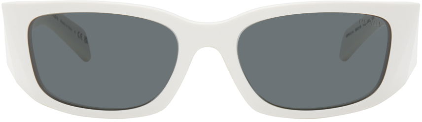 Solbriller Prada Sunglasses White Hvid | 0PR A14S 8056262049785, 0