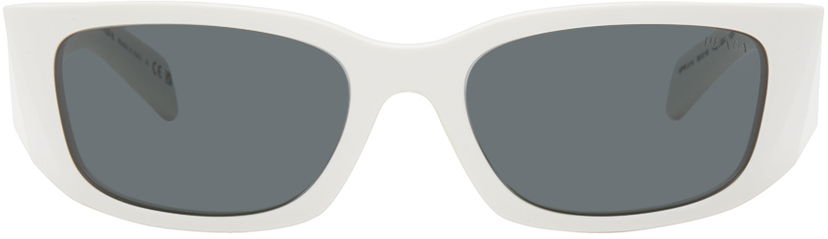 Solbriller Prada Sunglasses White Hvid | 0PR A14S 8056262049785