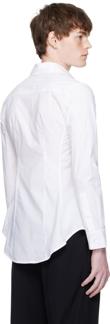 Skjorte Jean Paul Gaultier Jean Paul Gaultier Strap Shirt Hvid | 25/03-W-ST028-C071-01, 2