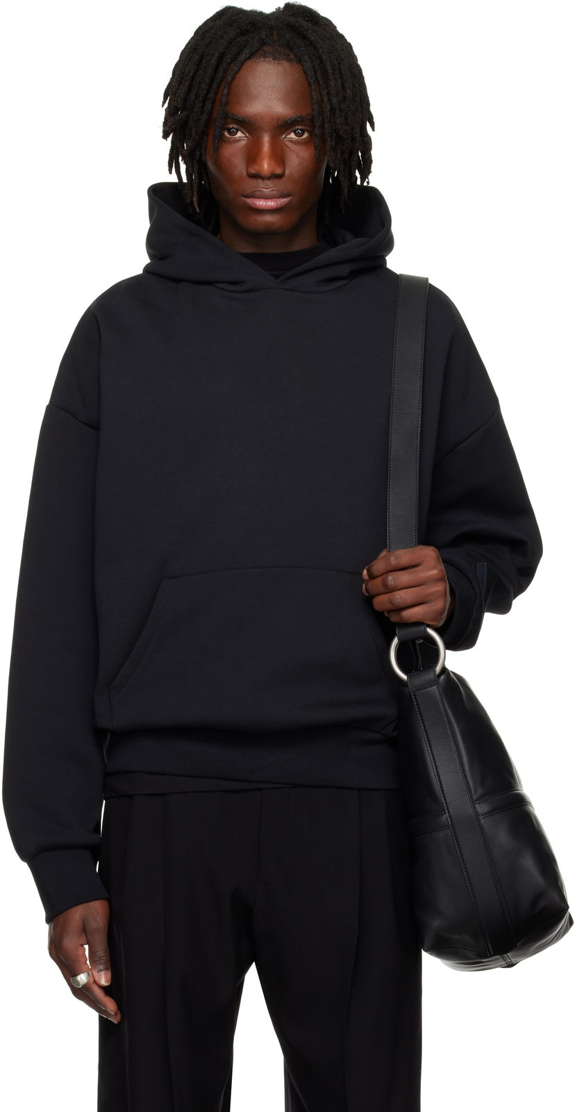 Sweatshirt Fear of God Fear of God ESSENTIALS Classic Hoodie Sort | 192AS252050F