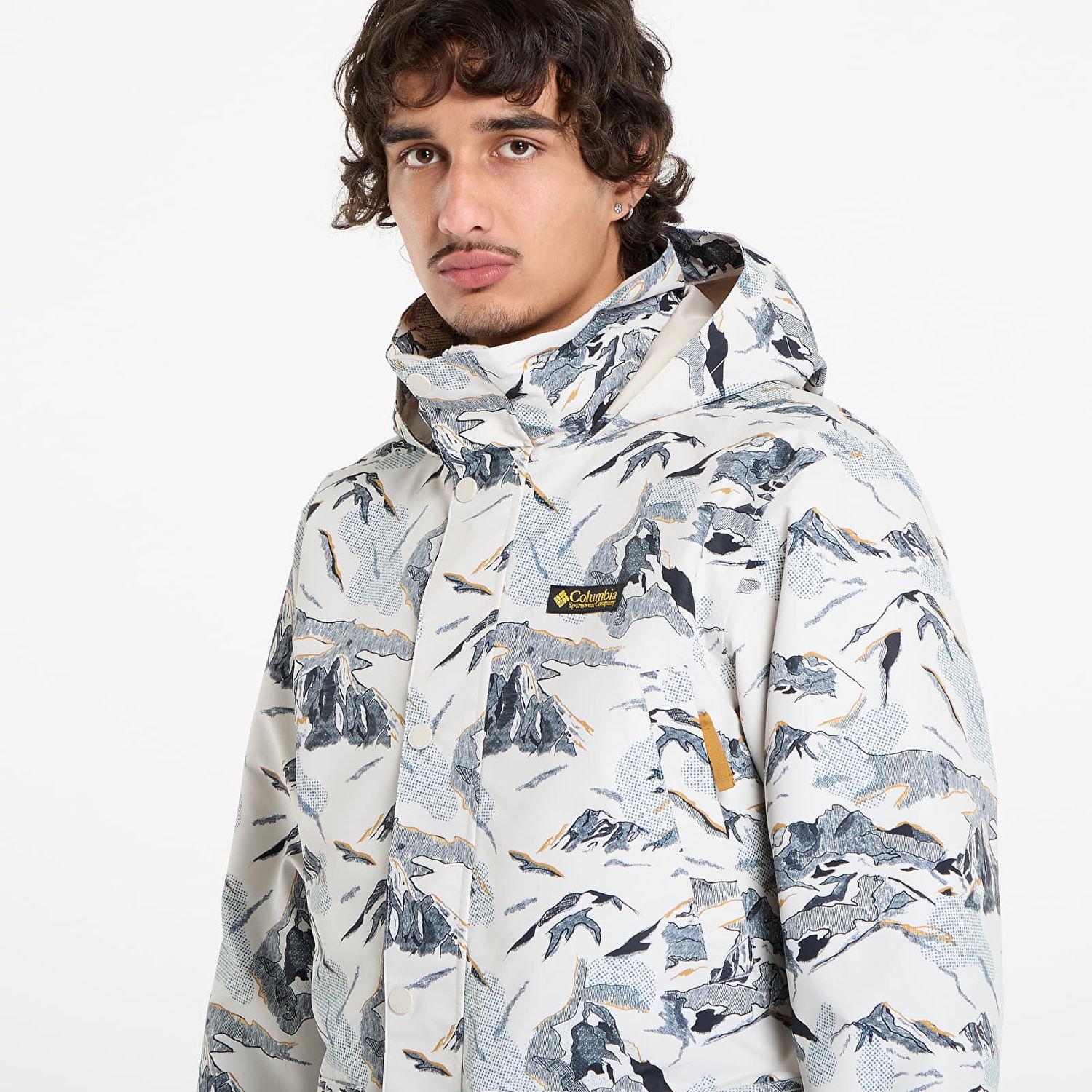 Bomberjakke Columbia Columbia High Cascades™ Interchange Reversible Bomber Jacket Hvid | 2141471278, 1