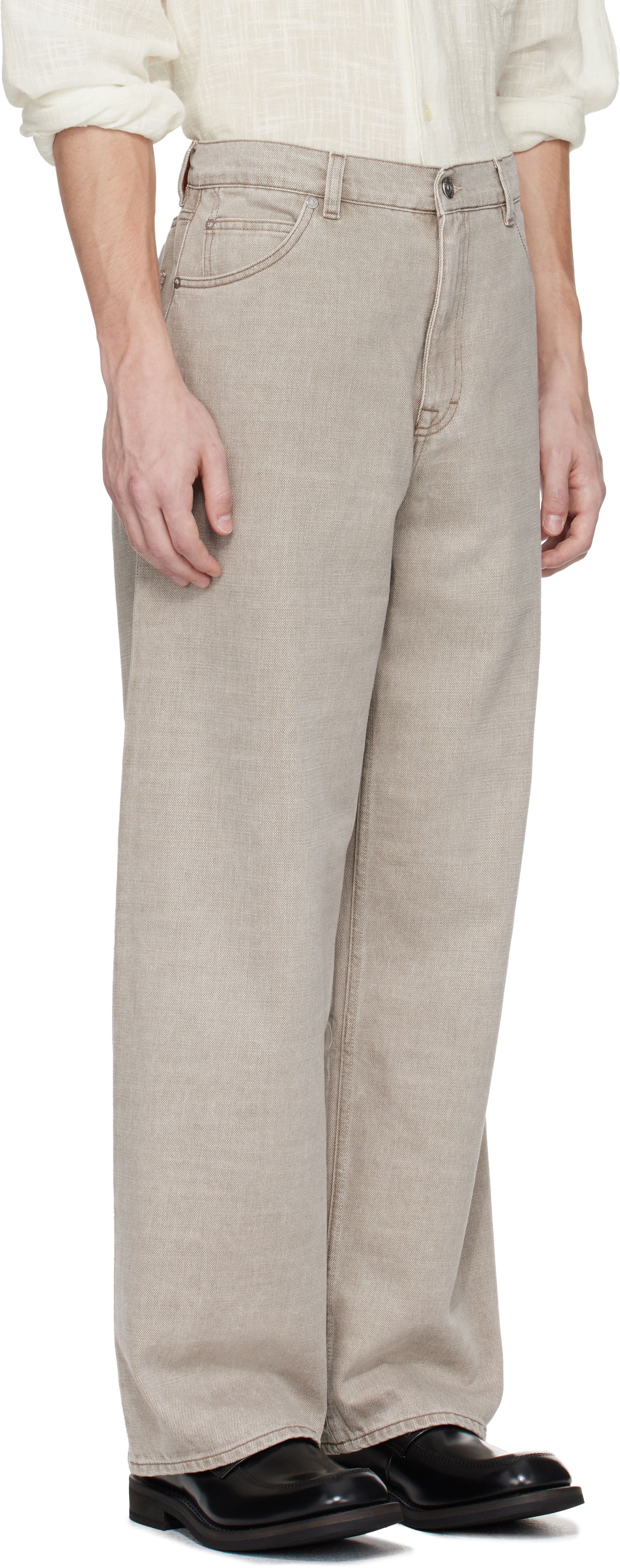 Jeans OUR LEGACY OUR LEGACY Vast Cut Jeans Beige | M2255VV, 1
