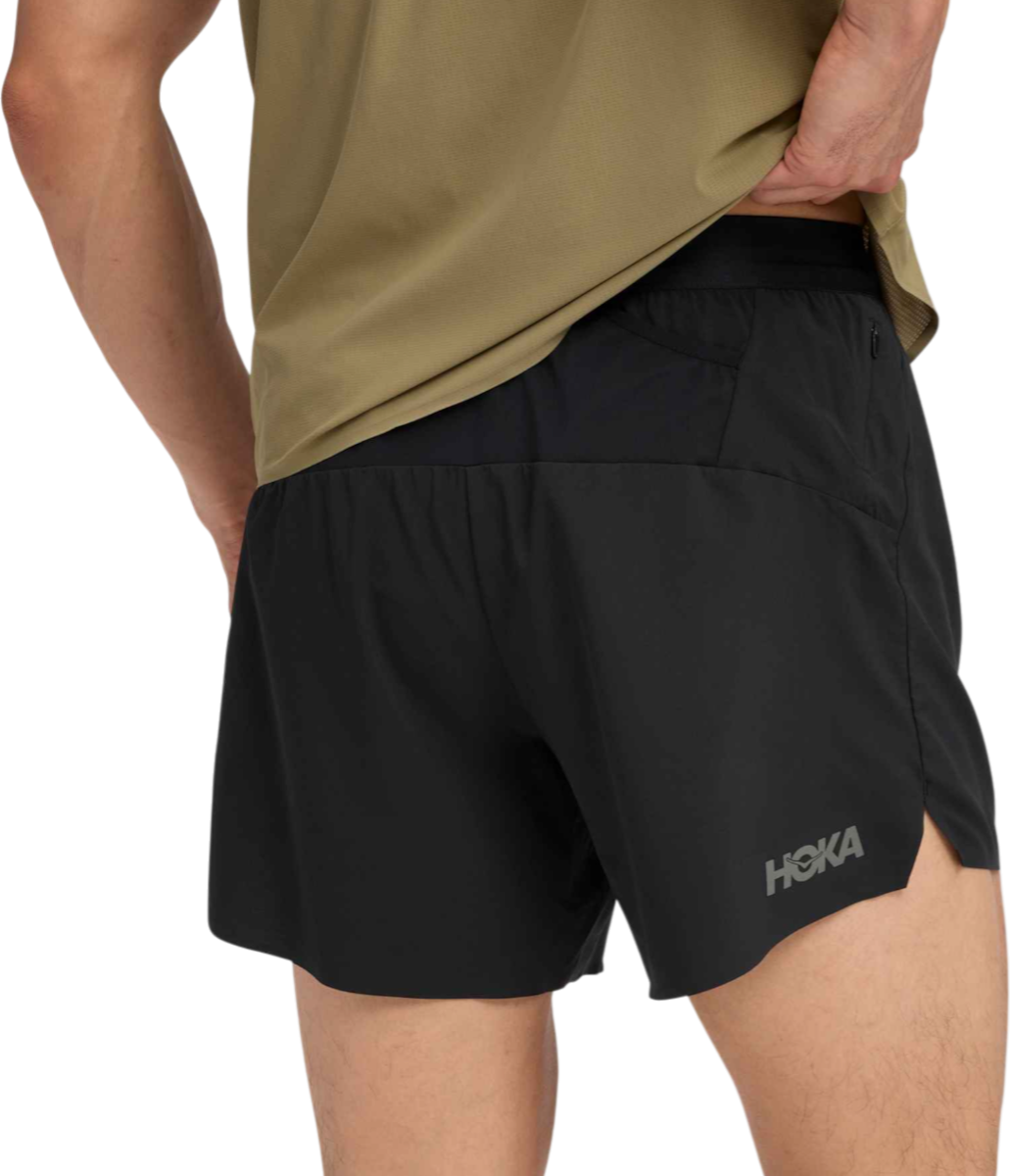 Shorts Hoka One One Hoka Glide 5" Shorts with Brief Sort | 1176971-blk, 1