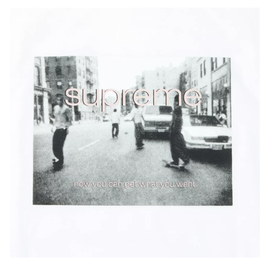 T-shirt Supreme Crew 96 Tee Hvid | SS24T24 WHITE, 1
