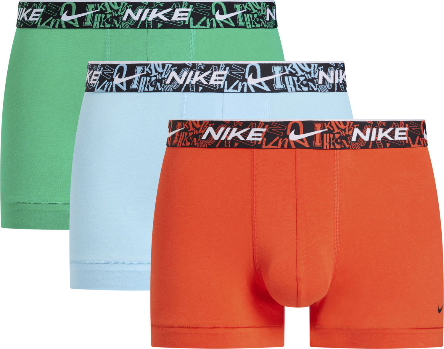 Undertøj og sokker Nike TRUNK 3PK, 0PJ Flerfarvet | ke1008-0pj, 0