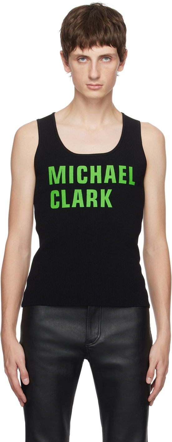 Tanktop JW Anderson Black Michael Clark Edition Tank Top Sort | KW1024-YN0284