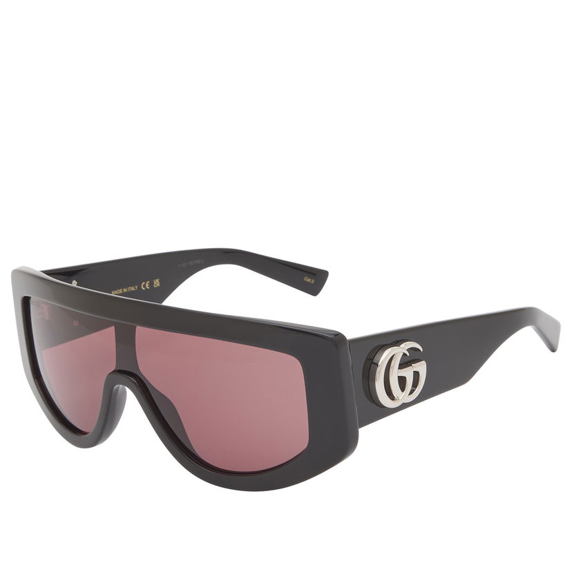 Solbriller Gucci Oversized Shield Sunglasses Sort | GG1950S-002