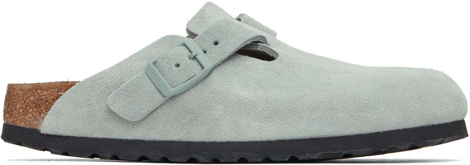 Tøj Birkenstock Birkenstock Boston Soft Footbed Slip-on Loafers Grå | 1029801, 0