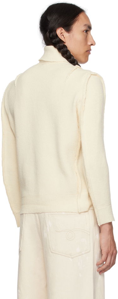 Sweater R13 R13 Flat Sleeve Turtleneck Beige | R13WY166-Y032A, 2