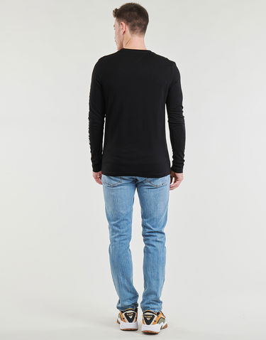 Sweater Tommy Hilfiger Long Sleeve TOMMY LOGO LONG SLEEVE TEE Sort | MW0MW09096-BDS, 0