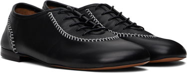 Tøj Wales Bonner Wales Bonner Lace-Up Oxfords Sort | WBM44503A-21060, 3