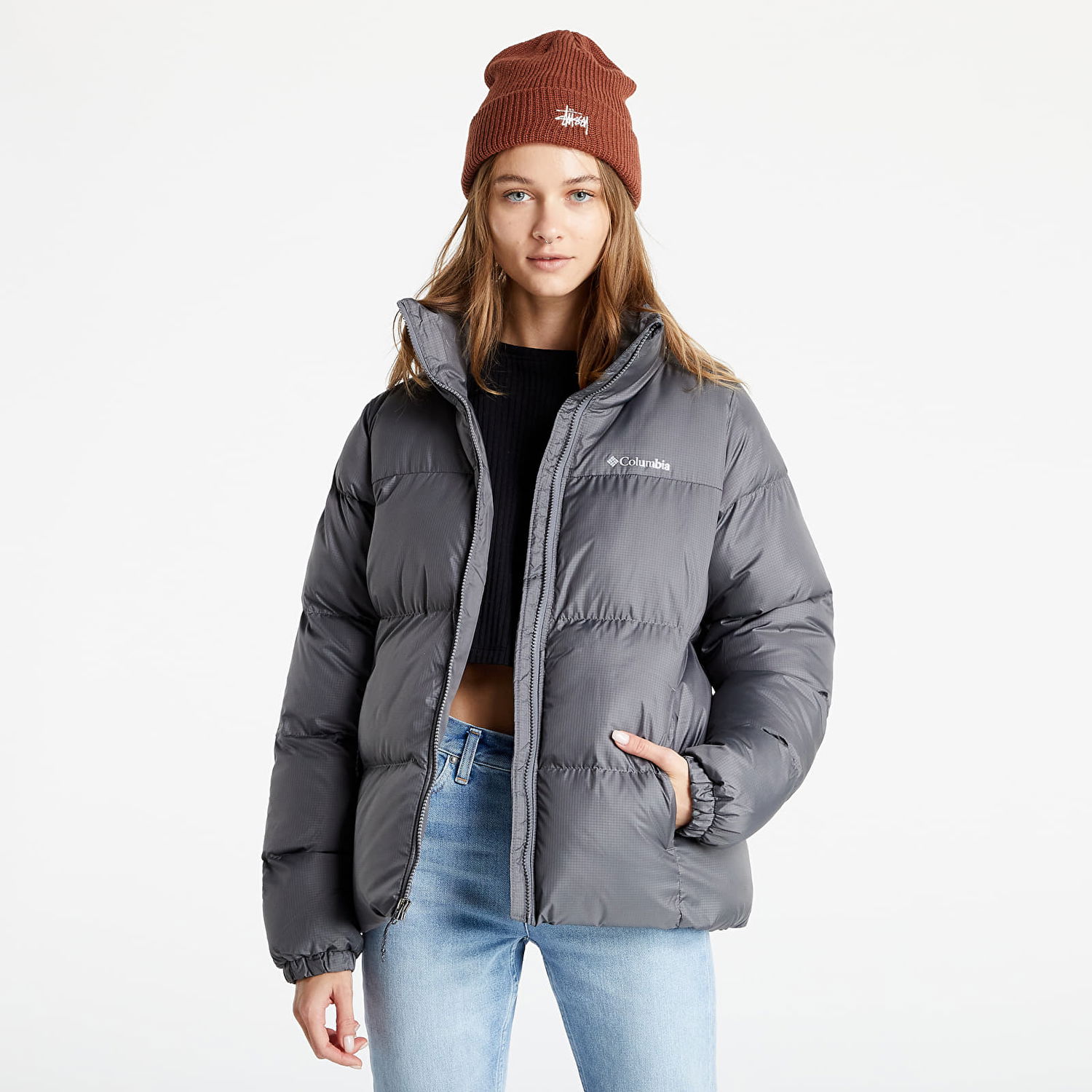 Puffer jakke Columbia Puffect™ Jacket Grå | 1864781023, 1