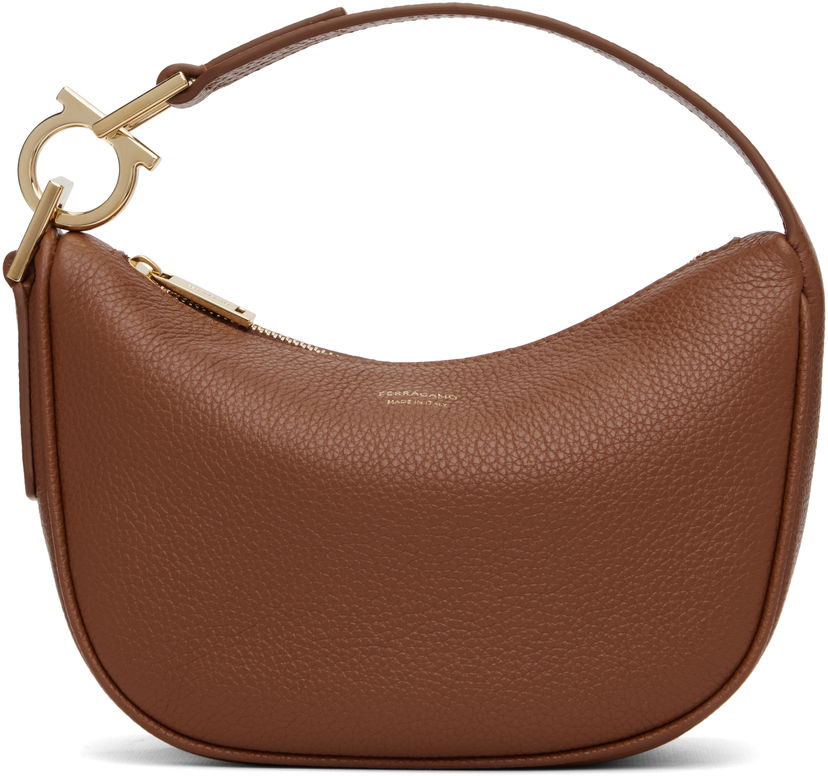 Skuldertaske FERRAGAMO Ferragamo North-South XS Shoulder Bag Brun | 785985