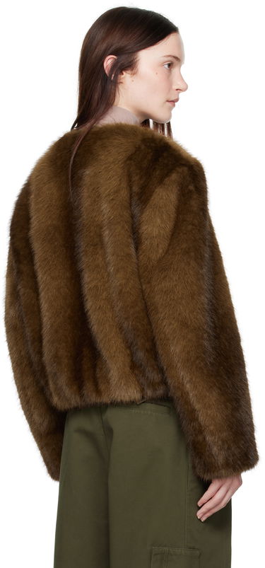 Jakke STAND STUDIO Faux-Fur Jacket Brun | 66411-9019, 2