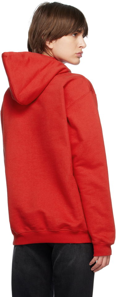 Sweatshirt VETEMENTS Dripping Barcode Graphic Hoodie Rød | VL16HD440R, 2