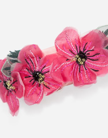 Stift Dolce & Gabbana Dolce & Gabbana Floral Chiffon Headband Lyserød | LB3L50G7WFVF0660, 3