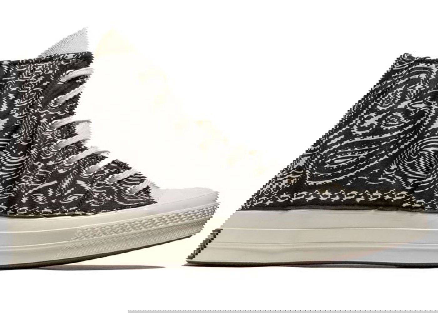 Sneakers og sko Converse Chuck Taylor All Star 70 Hi Bandana Graphic LTD Black Brun | A06915C, 0