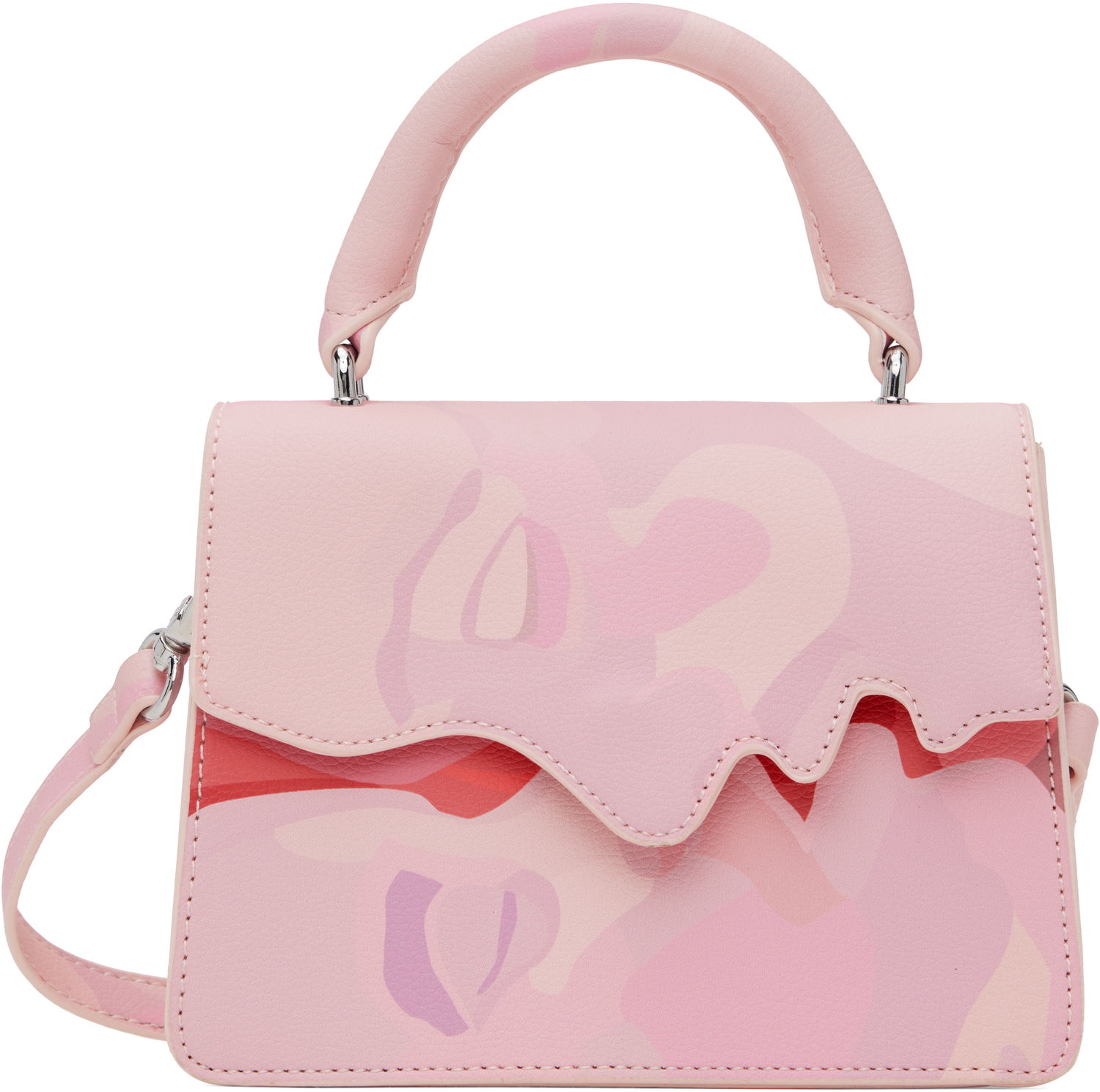 Håndtaske KidSuper KidSuper Kissing Handbag Lyserød | Kissing Bag [Pink], 0