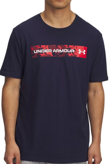 T-shirt Under Armour Under Armour Camo Chest Stripe Short Sleeve T-Shirt Mørkeblå | 1376830-411, 0